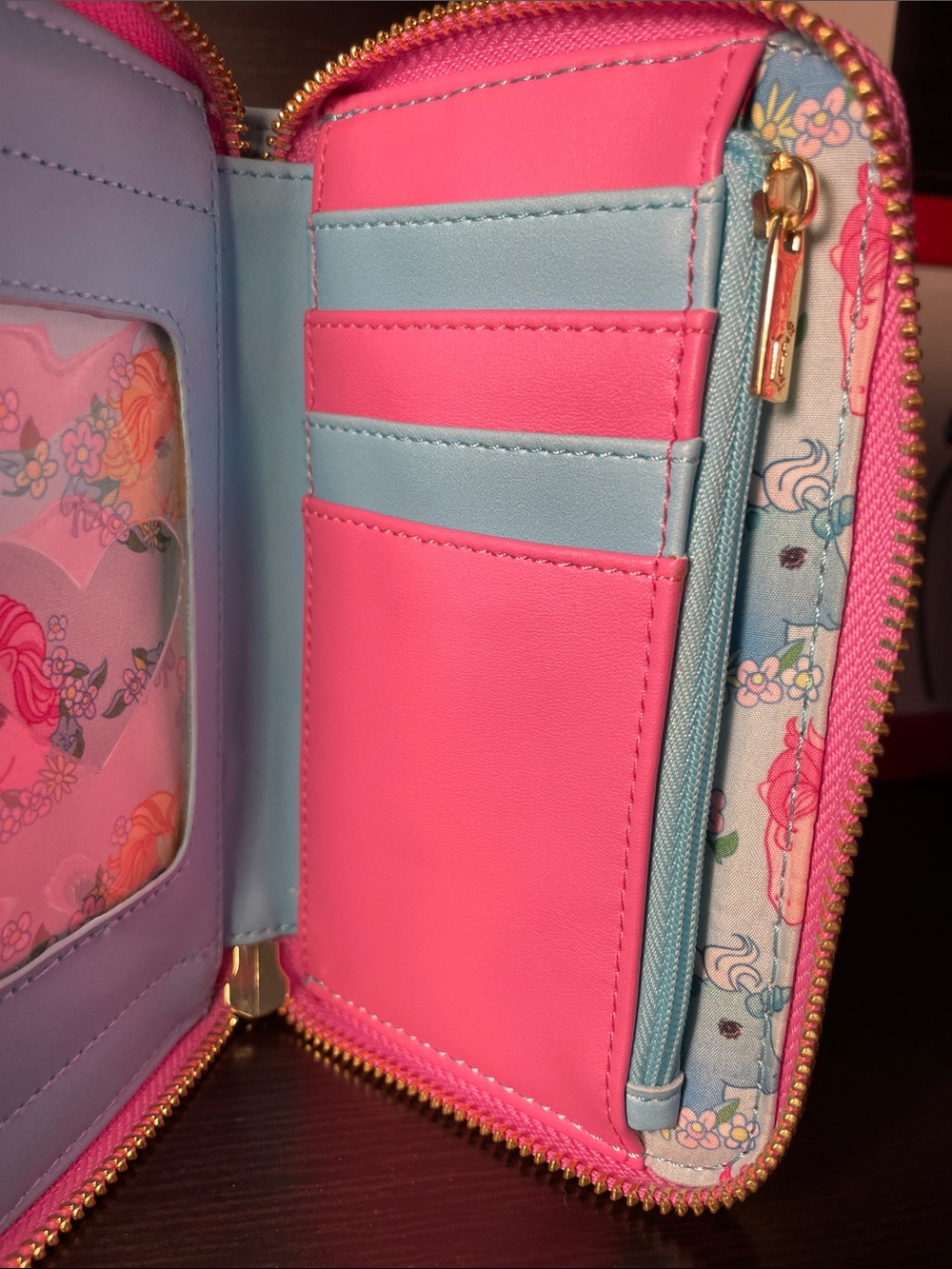 Loungefly Hasbro My Little Pony 40th Anniversary Pretty Parlor Zip Around Wallet - Picture 5 of 7
